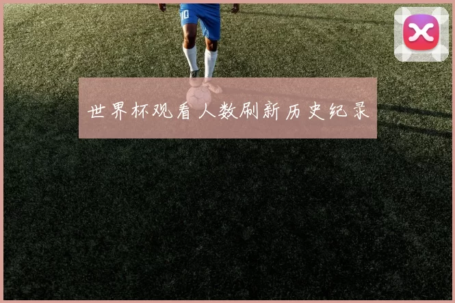 世界杯观看人数刷新历史纪录
