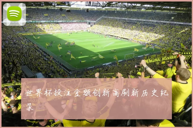 世界杯投注金额创新高刷新历史纪录
