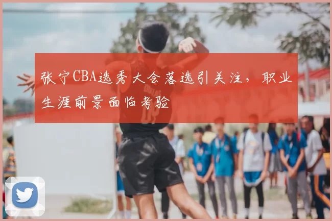 张宁CBA选秀大会落选引关注,职业生涯前景面临考验