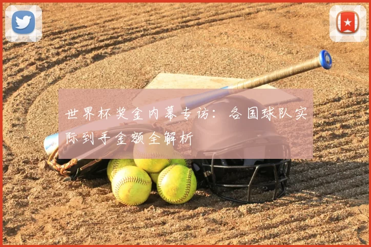 世界杯奖金内幕专访:各国球队实际到手金额全解析