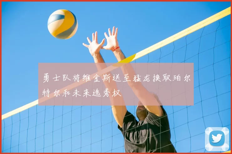 勇士队将维金斯送至猛龙换取珀尔特尔和未来选秀权